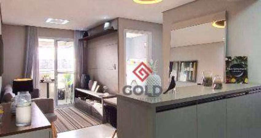 Apartamento com 2 dormitórios à venda, 55 m² por R$ 338.500,00 - Vila Tibiriçá - Santo André/SP