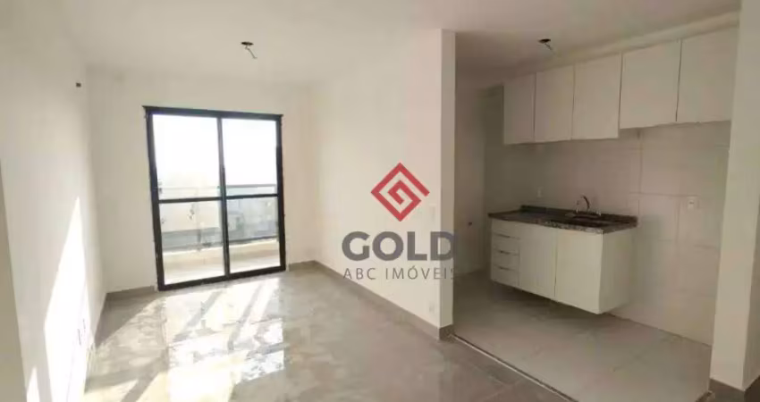 Apartamento com 2 dormitórios para alugar, 57 m² por R$ 3.288,92/mês - Campestre - Santo André/SP