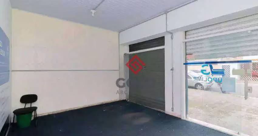 Salão para alugar, 40 m² por r$ 1.683,49/mês - parque novo oratório - santo andré/sp