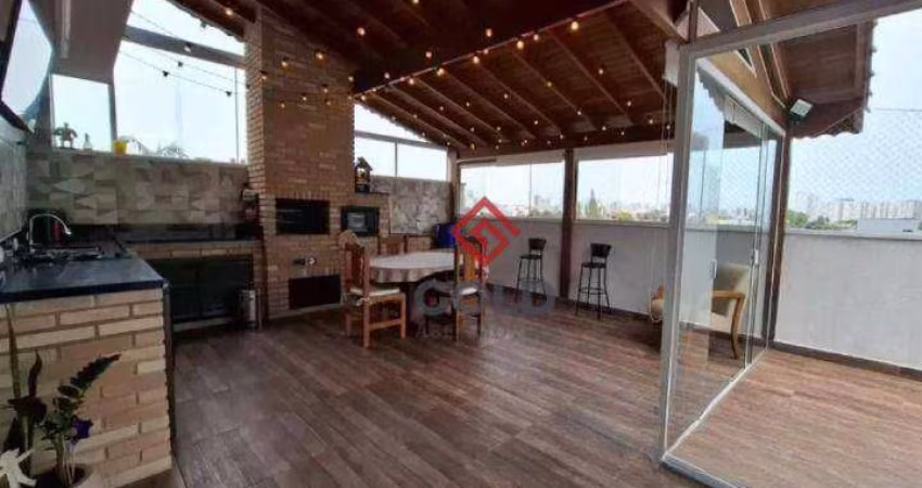 Cobertura com 2 dormitórios à venda, 114 m² por R$ 660.000,00 - Jardim Paraíso - Santo André/SP