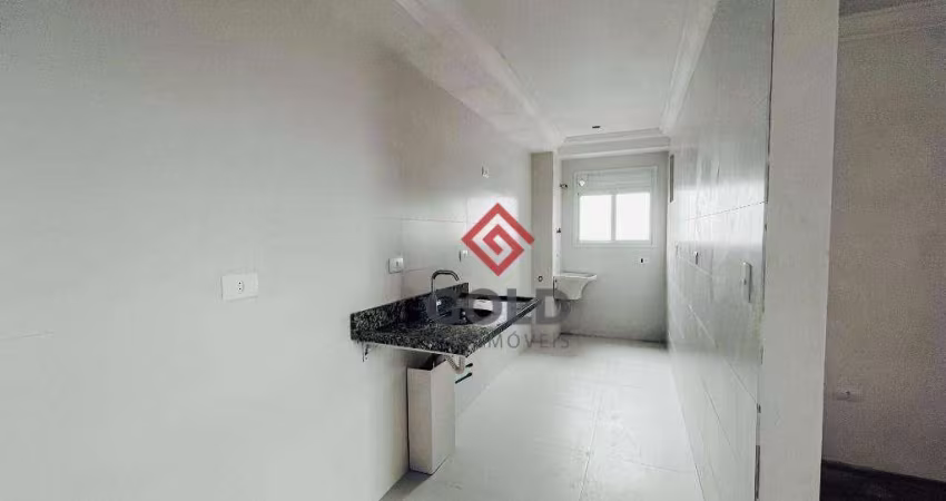 Apartamento com 2 dormitórios à venda, 60 m² por R$ 480.000,00 - Vila Curuçá - Santo André/SP