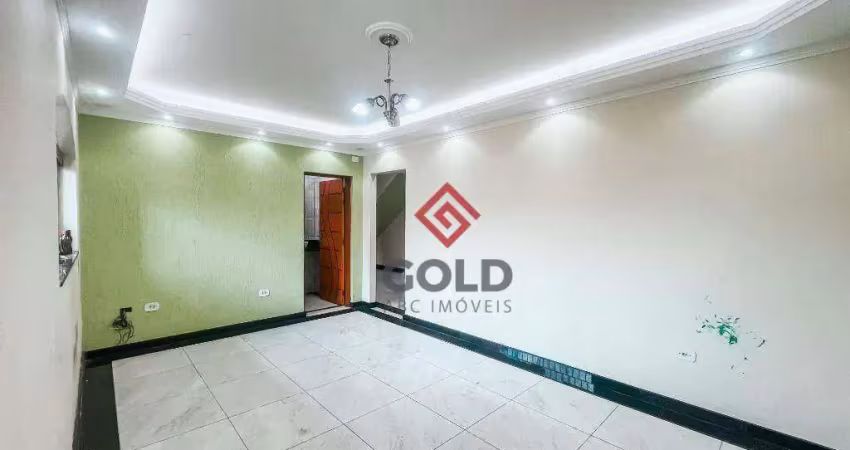 Sobrado com 2 dormitórios para alugar, 130 m² por r$ 2.750,00/mês - jardim rina - santo andré/sp