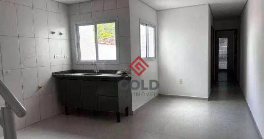 Cobertura com 2 dormitórios, 146 m² - venda por r$ 550.000,00 ou aluguel por r$ 3.430,00/mês - vila metalúrgica - santo andré/sp