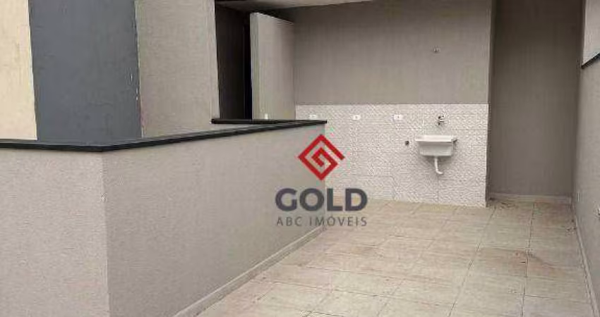 Cobertura com 2 dormitórios, 90 m² - venda por R$ 460.000,00 ou aluguel por R$ 2.600,01/mês - Vila Príncipe de Gales - Santo André/SP