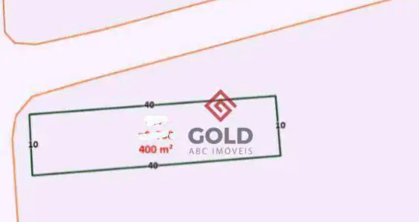 Terreno à venda, 400 m² por r$ 800.000 - parque das nações - santo andré/sp