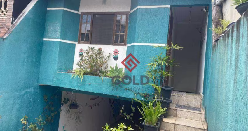 Sobrado à venda, 178 m² por R$ 615.000,00 - Jardim Itapoan - Santo André/SP