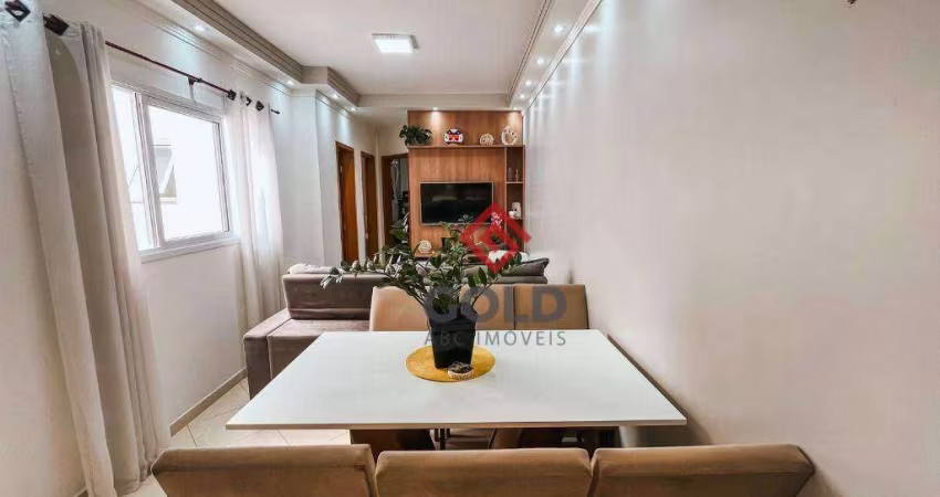 Apartamento com 2 dormitórios à venda, 56 m² por R$ 350.000,00 - Utinga - Santo André/SP