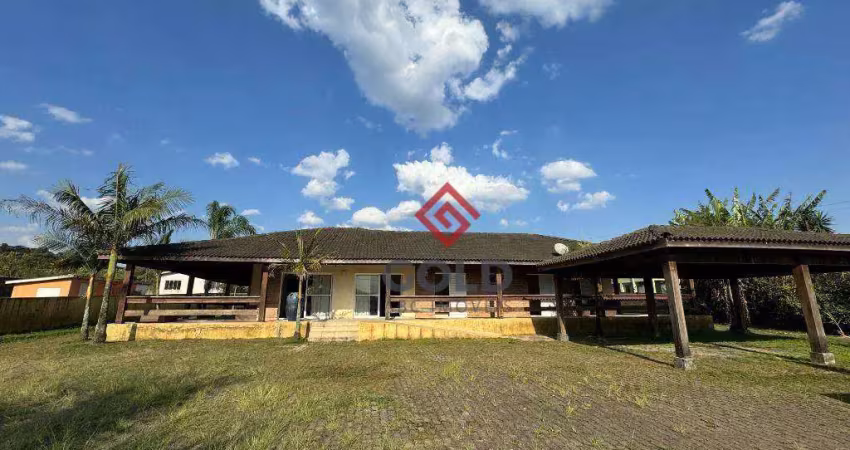 Chácara com 3 dormitórios à venda, 2400 m² por r$ 1.300.000,00 - zanzala - são bernardo do campo/sp