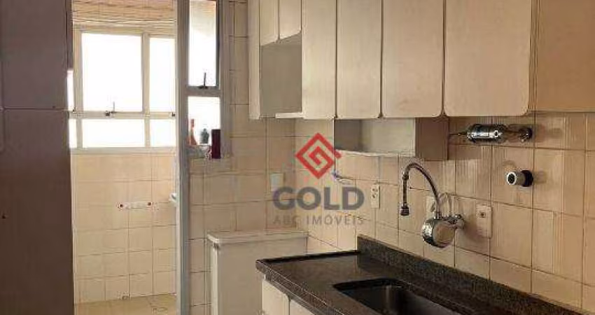 Apartamento com 3 dormitórios para alugar, 72 m² por R$ 3.512,00/mês - Centro - Santo André/SP