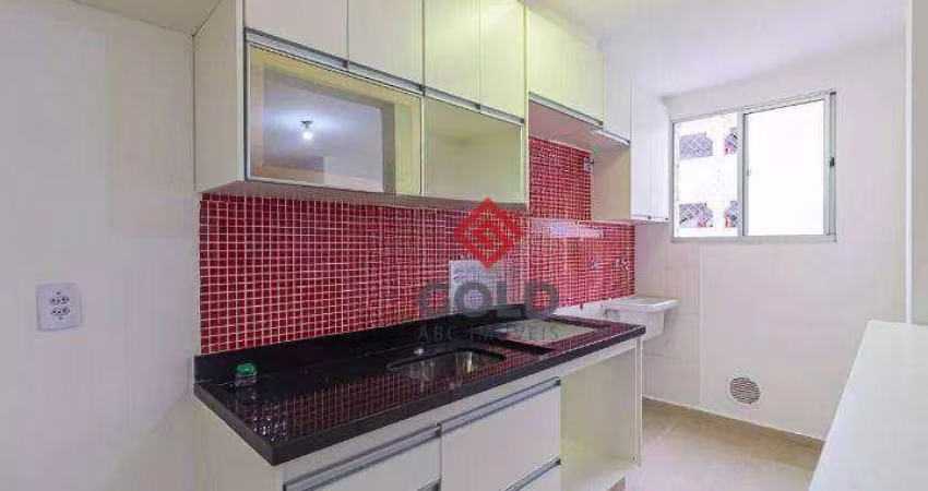 Apartamento com 2 dormitórios à venda, 51 m² por R$ 350.000,00 - Utinga - Santo André/SP