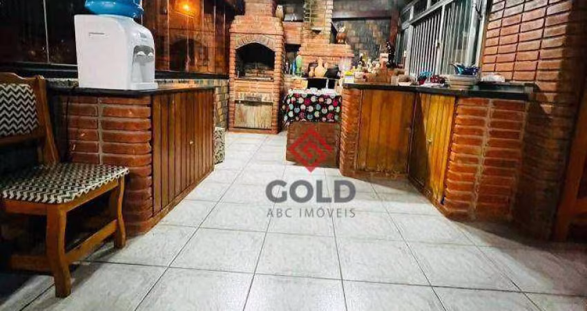 Sobrado com 3 dormitórios para alugar, 368 m² por R$ 8.019,67/mês - Jardim Ana Maria - Santo André/SP