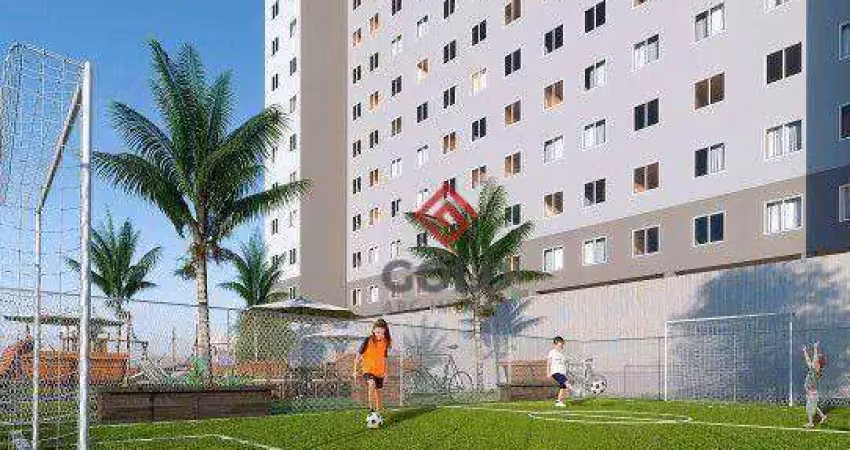 Apartamento com 1 dormitório à venda, 32 m² por r$ 195.000,00 - parque das nações - santo andré/sp