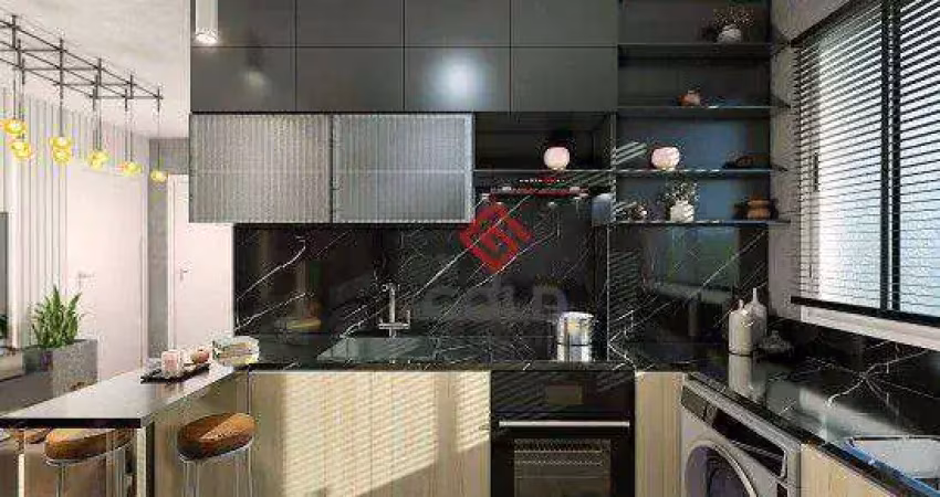 Apartamento com 2 dormitórios à venda, 38 m² por r$ 224.000,00 - parque das nações - santo andré/sp