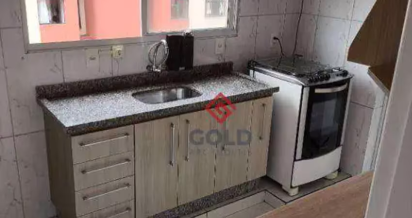 Apartamento com 2 dormitórios para alugar, 54 m² por R$ 2.777,00/mês - Vila Príncipe de Gales - Santo André/SP