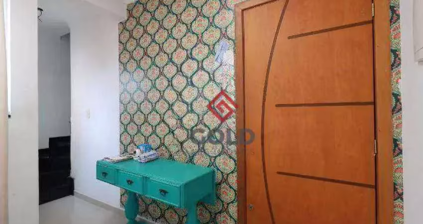 Cobertura, 90 m² - venda por r$ 360.000,00 ou aluguel por r$ 2.502,00/mês - parque capuava - santo andré/sp