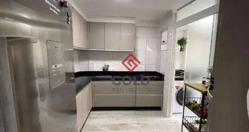 Apartamento com 3 dormitórios à venda, 72 m² por r$ 490.000,00 - parque jaçatuba - santo andré/sp