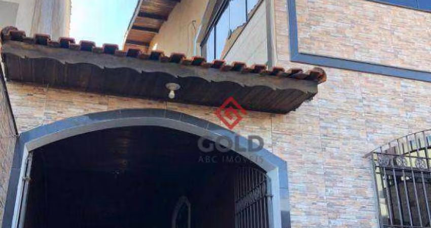 Sobrado, 318 m² - venda por R$ 1.190.000,00 ou aluguel por R$ 4.774,31/mês - Parque das Nações - Santo André/SP