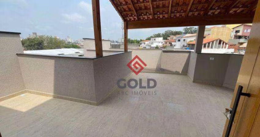 Cobertura com 2 dormitórios à venda, 94 m² - Parque das Nações - Santo André/SP
