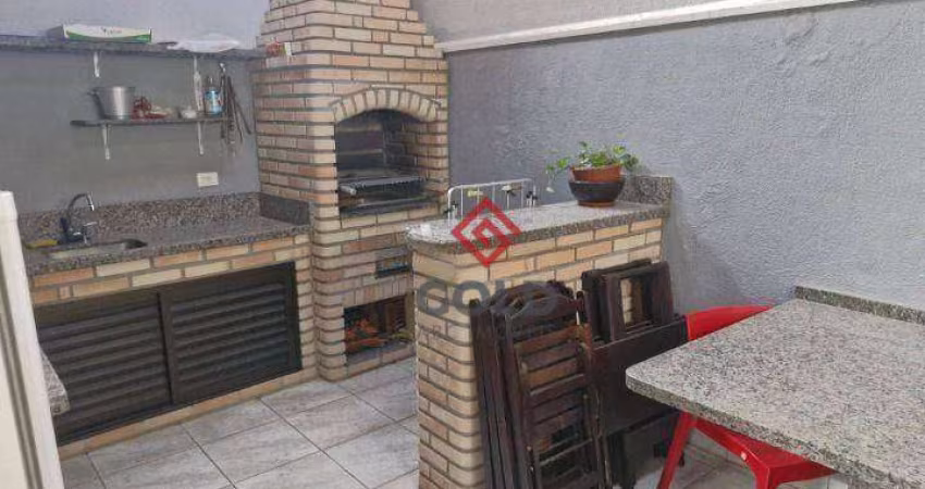 Sobrado com 3 dormitórios à venda, 141 m² - Vila Scarpelli - Santo André/SP