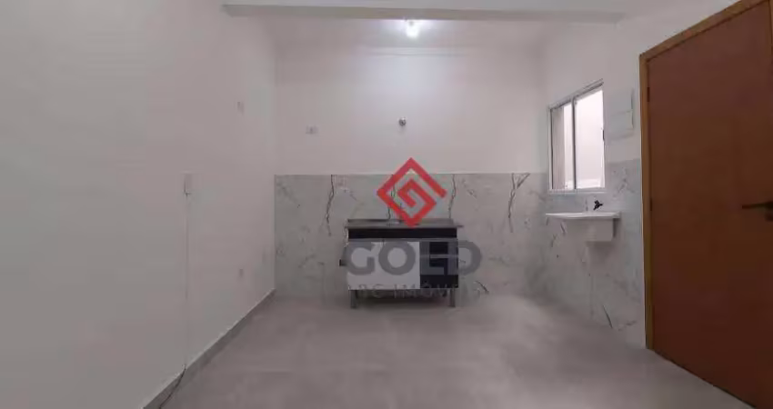 Apartamento com 2 dormitórios para alugar, 45 m² por r$ 1.510,01/mês - jardim rina - santo andré/sp