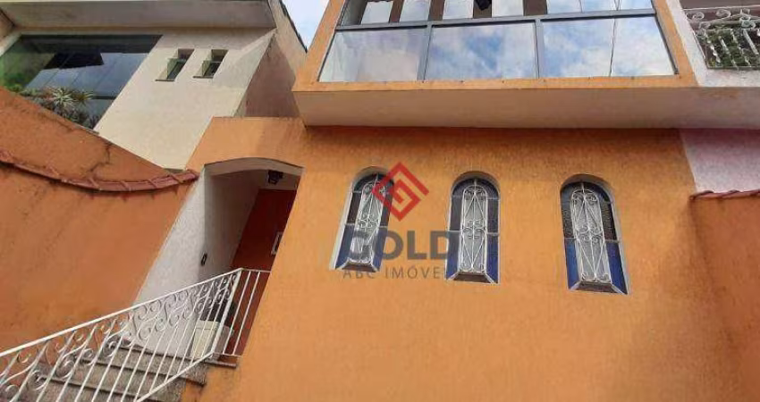 Sobrado com 3 dormitórios à venda, 201 m² por R$ 799.000,00 - Vila Curuçá - Santo André/SP