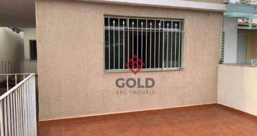 Casa com 2 dormitórios para alugar, 150 m² por R$ 2.849,00/mês - Vila Valparaíso - Santo André/SP