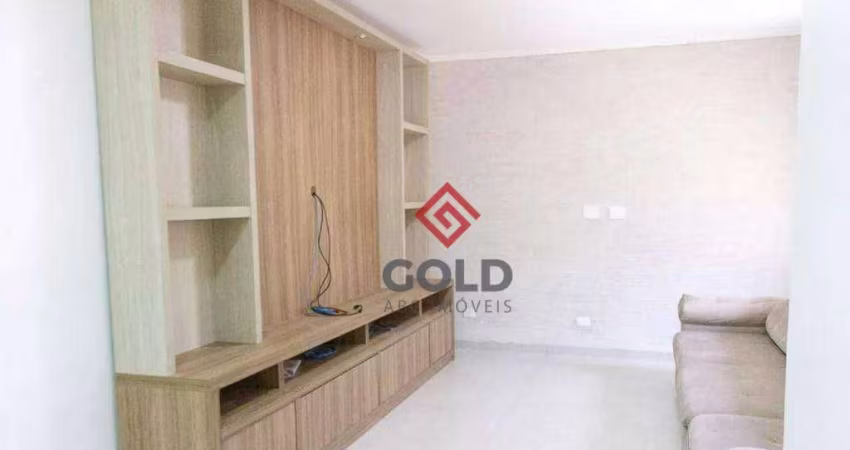 Sobrado com 3 dormitórios, 154 m² - venda por R$ 885.000,00 ou aluguel por R$ 3.534,00/mês - Vila Alzira - Santo André/SP
