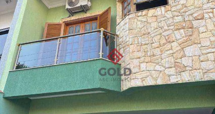 Casa com 3 dormitórios, 195 m² - venda por R$ 1.120.000,00 ou aluguel por R$ 8.134,00/mês - Vila Camilópolis - Santo André/SP