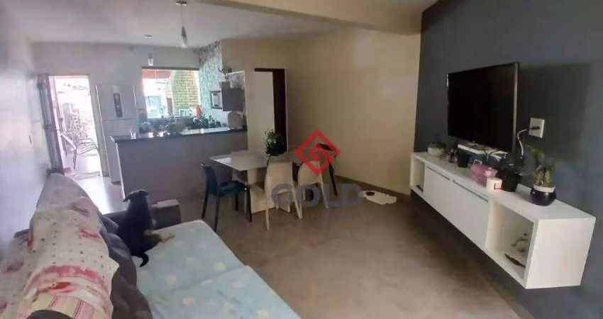 Sobrado, 289 m² - venda por R$ 700.000,00 ou aluguel por R$ 3.698,00/mês - Jardim das Maravilhas - Santo André/SP