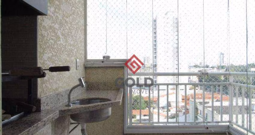 Apartamento com 2 dormitórios para alugar, 65 m² por R$ 3.521,00/mês - Jardim - Santo André/SP