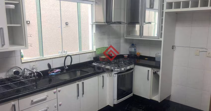 Sobrado com 3 dormitórios para alugar, 128 m² - Jardim - Santo André/SP