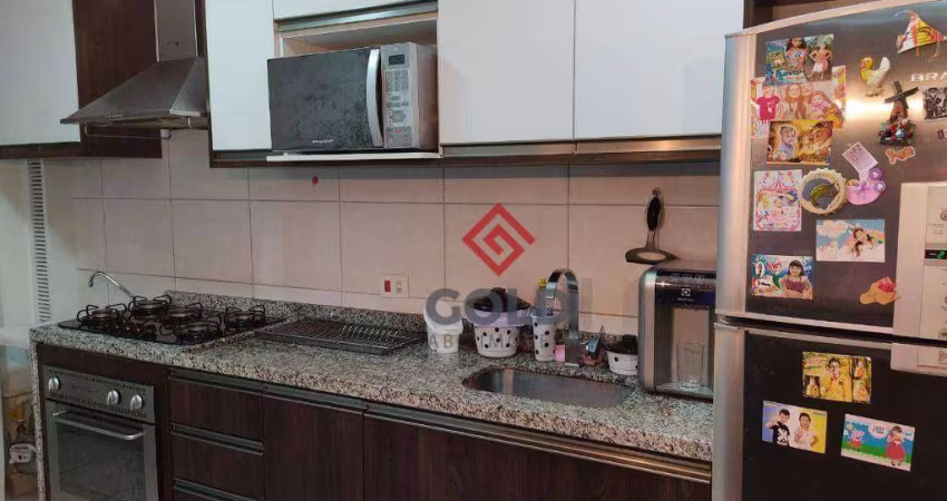 Apartamento à venda no Pátio Boulevard com varanda gourmet, em Santo André.