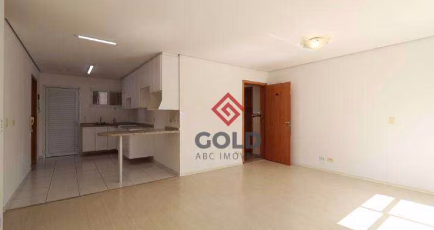 Apartamento com 2 dormitórios para alugar, 73 m² por R$ 3.809,27/mês - Jardim - Santo André/SP