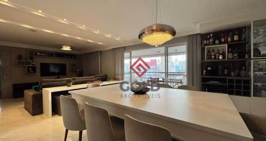 Apartamento com 3 dormitórios à venda, 165 m² por r$ 2.399.000,00 - jardim - santo andré/sp