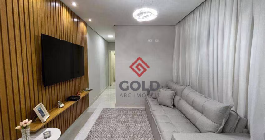 Apartamento com 2 dormitórios, 55 m² - venda por R$ 400.000,00 ou aluguel por R$ 2.680,00/mês - Parque Oratório - Santo André/SP