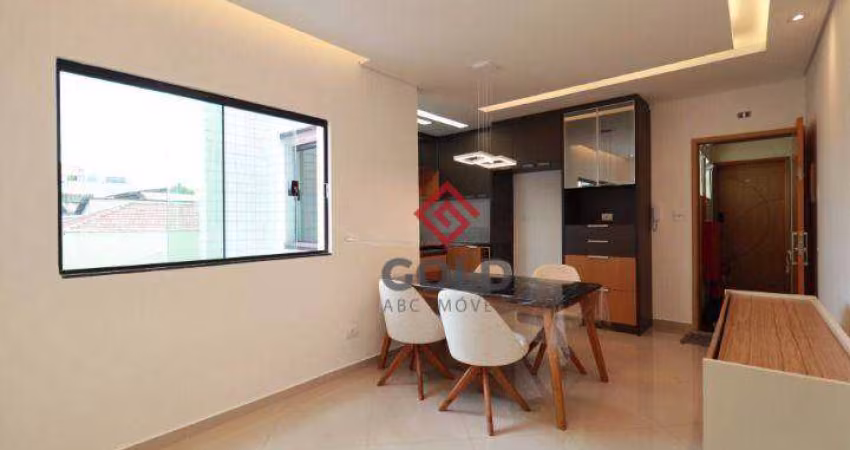 Cobertura com 2 dormitórios à venda, 110 m² por R$ 750.000,00 - Vila Curuçá - Santo André/SP
