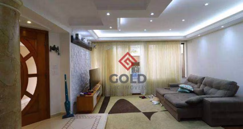 Sobrado com 3 dormitórios para alugar, 204 m² por R$ 7.750,00/mês - Jardim - Santo André/SP