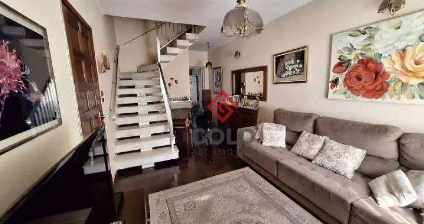 Sobrado com 4 dormitórios à venda, 186 m² por r$ 710.000,00 - santa maria - santo andré/sp