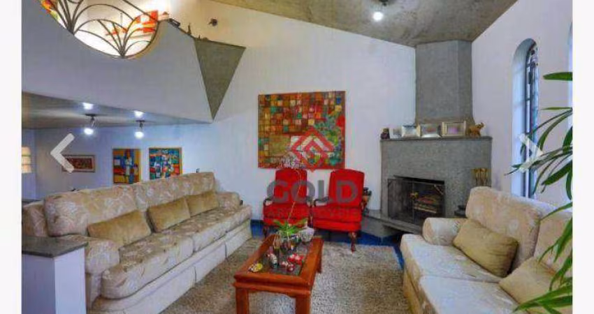 Sobrado com 4 dormitórios, 400 m² - venda por R$ 2.800.000,00 ou aluguel por R$ 10.400,00/mês - Vila Bastos - Santo André/SP