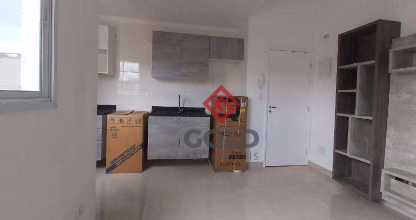 Apartamento com 2 dormitórios para alugar, 45 m² por R$ 2.508,50/mês - Vila São Pedro - Santo André/SP
