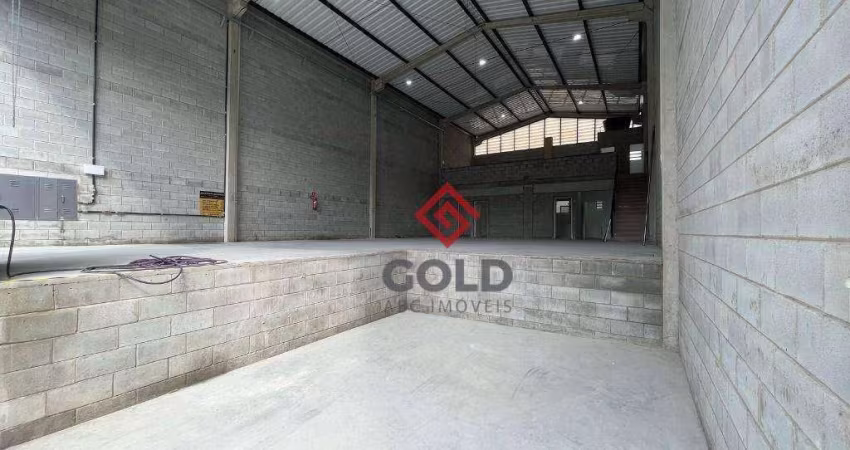 Galpão para alugar, 355 m² por R$ 13.100,00/mês - Vila Carlina - Mauá/SP