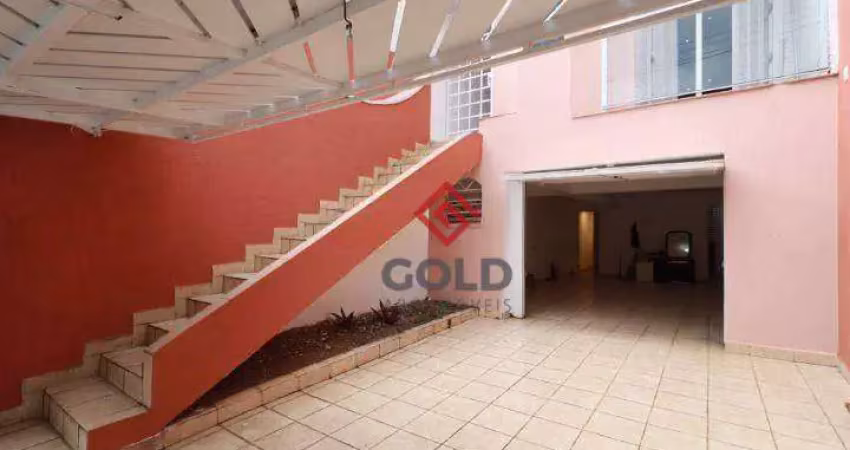 Sobrado com 3 dormitórios para alugar, 211 m² por R$ 4.880,00/mês - Campestre - Santo André/SP