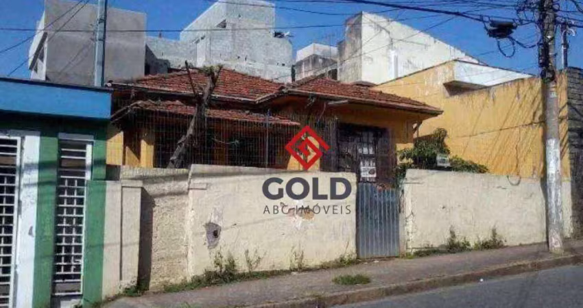 Terreno à venda, 300 m² por R$ 850.000,00 - Jardim - Santo André/SP