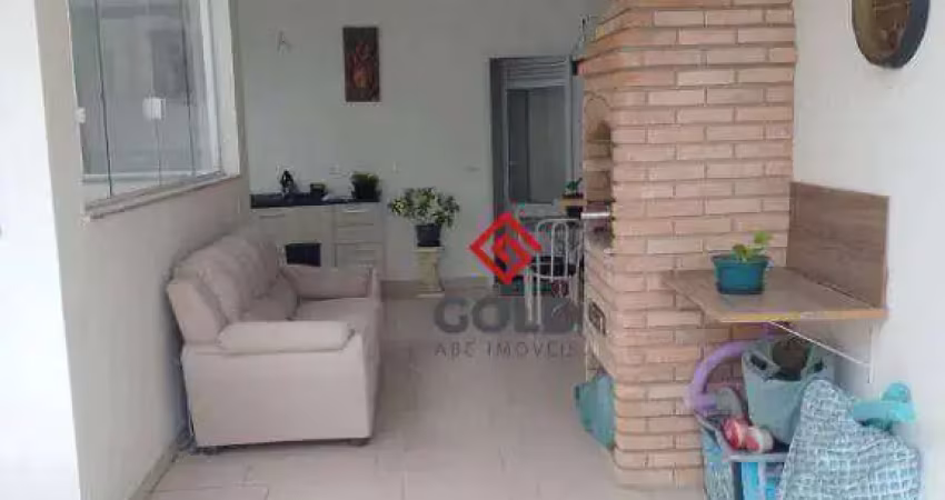Cobertura com 2 dormitórios à venda, 120 m² por r$ 550.000,00 - vila pires - santo andré/sp