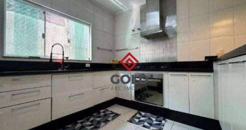 Sobrado com 3 dormitórios, 166 m² - venda por R$ 620.000,00 ou aluguel por R$ 3.571,00/mês - Jardim do Estádio - Santo André/SP