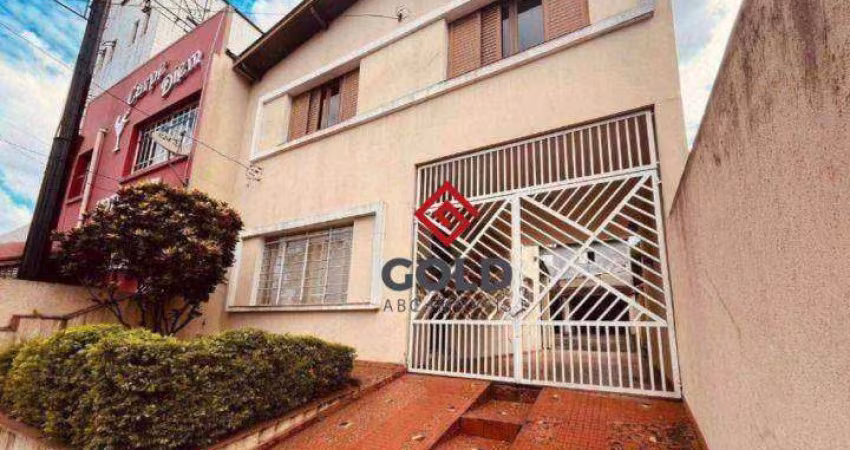 Sobrado com 3 dormitórios à venda, 240 m² por R$ 1.700.000,00 - Campestre - Santo André/SP