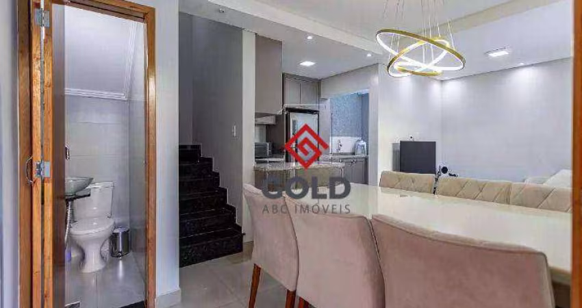 Sobrado com 2 dormitórios à venda, 133 m² por R$ 760.000,00 - Vila Curuçá - Santo André/SP