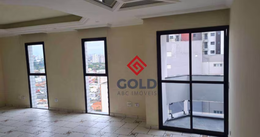 Apartamento com 3 dormitórios para alugar, 150 m² por R$ 3.084/mês - Parque das Nações - Santo André/SP