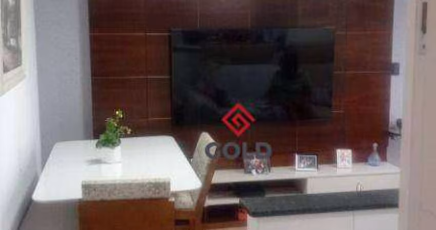 Apartamento com 2 dormitórios à venda, 58 m² por R$ 477.000,00 - Vila Valparaíso - Santo André/SP