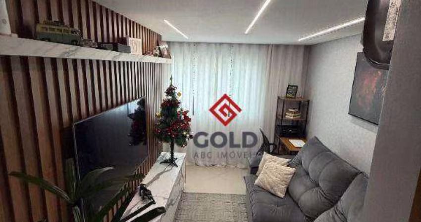 Casa com 2 dormitórios, 90 m² - venda por R$ 730.000,00 ou aluguel por R$ 5.267,00/mês - Campestre - Santo André/SP